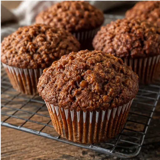 Classic Dark Bran Muffins