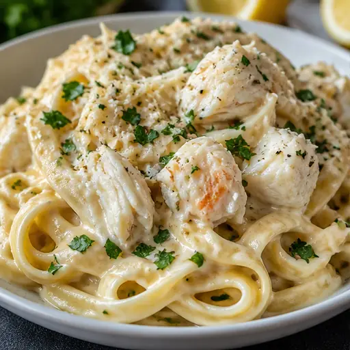 Crab Alfredo