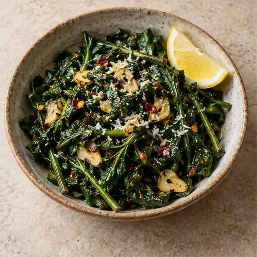 Dandelion Greens with a Kick