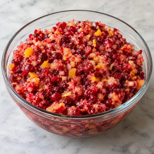 Easy Cranberry Orange Relish