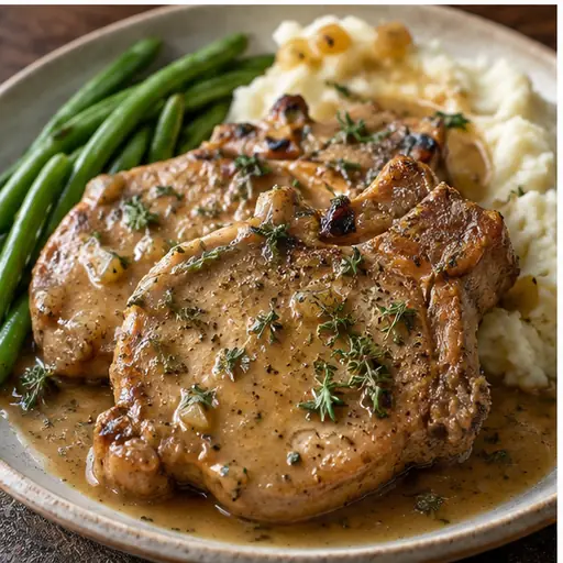 Easy Pork Chops for the Slow Cooker