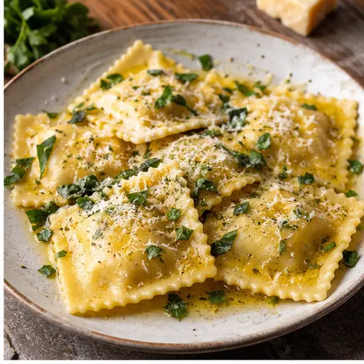 Homemade Four Cheese Ravioli