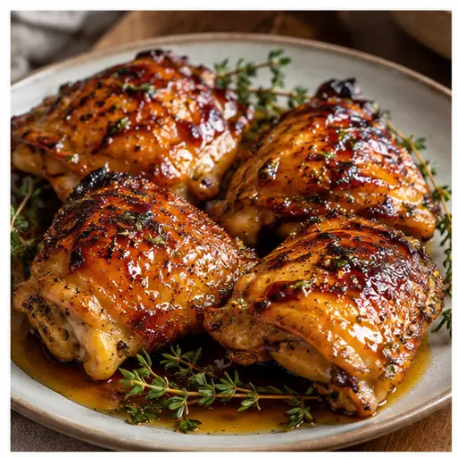Maple-Roasted Chicken Thighs