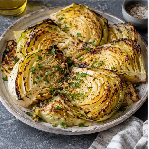 Oven-Roasted Cabbage