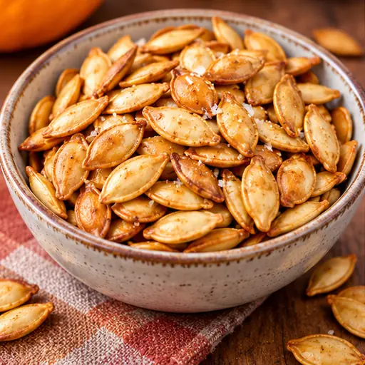 Roasted Winter Squash Seeds