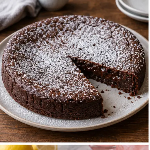 Swedish Sticky Chocolate Cake (Kladdkaka)