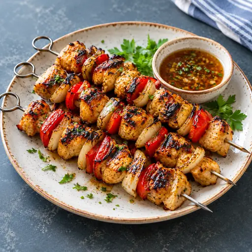 Yummy Honey Chicken Kabobs